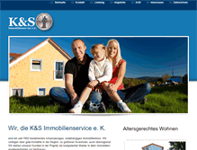 Tablet Screenshot of kusimmobilienservice.de